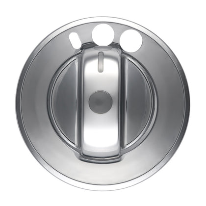 Chrome Plastic 2-Piece Headlight Switch Cover For 2008-2017 Freightliner Cascadia