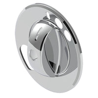 Chrome Plastic 2-Piece Headlight With Fog Light Switch Cover For 2008-2017 Freightliner Cascadia