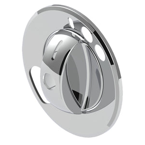 Chrome Plastic 2-Piece Headlight With Fog Light Switch Cover For 2008-2017 Freightliner Cascadia