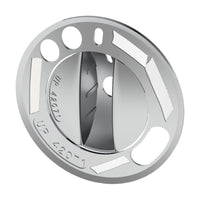 Chrome Plastic 2-Piece Headlight With Fog Light Switch Cover For 2008-2017 Freightliner Cascadia