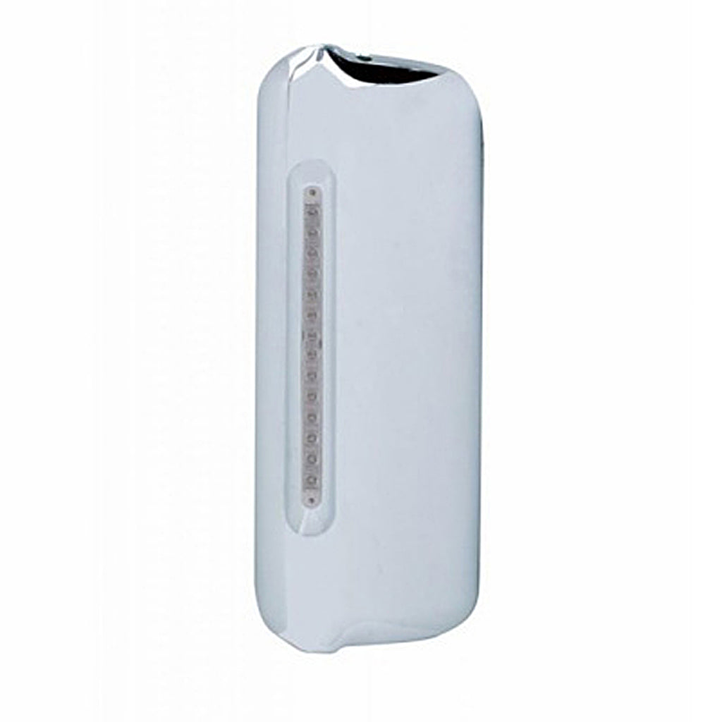 Mirror Cover With 14 LED 12" Light Bar For 2005+ Freightliner (Driver or Passenger Side) - Amber LEDs (Amber or Chrome Lens)