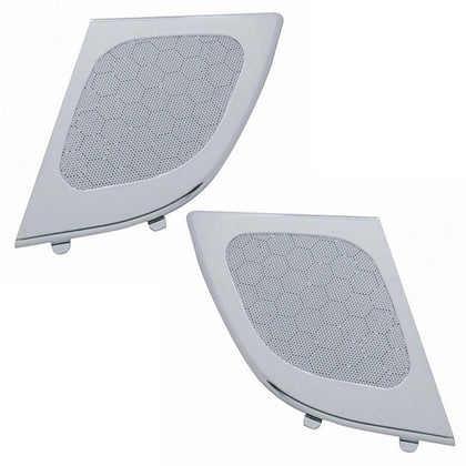 Chrome Door Speaker Cover For 2008-2017 Freightliner Cascadia - Driver or Passenger Side