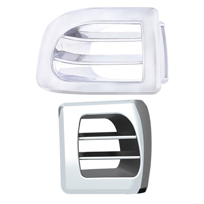 Chrome Plastic A/C Vent For 2008-2017 Freightliner Cascadia - Driver or Passenger Side