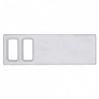 United Pacific - Chrome Plastic Dash Switch Panel Cover For International - Various Openings