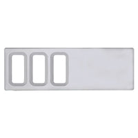 United Pacific - Chrome Plastic Dash Switch Panel Cover For International - Various Openings
