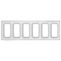 United Pacific - Chrome Plastic Dash Switch Panel Cover For International - Various Openings