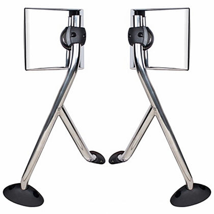 Chrome Hood Mirror Assembly For 2006-2017 International Prostar - Driver or Passenger Side