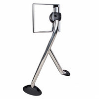 Chrome Hood Mirror Assembly For 2006-2017 International Prostar - Driver or Passenger Side