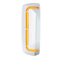 59 LED Chrome Mirror Cover With Sequential LED For 2012-2024 Volvo VNL - Driver or Passenger Side