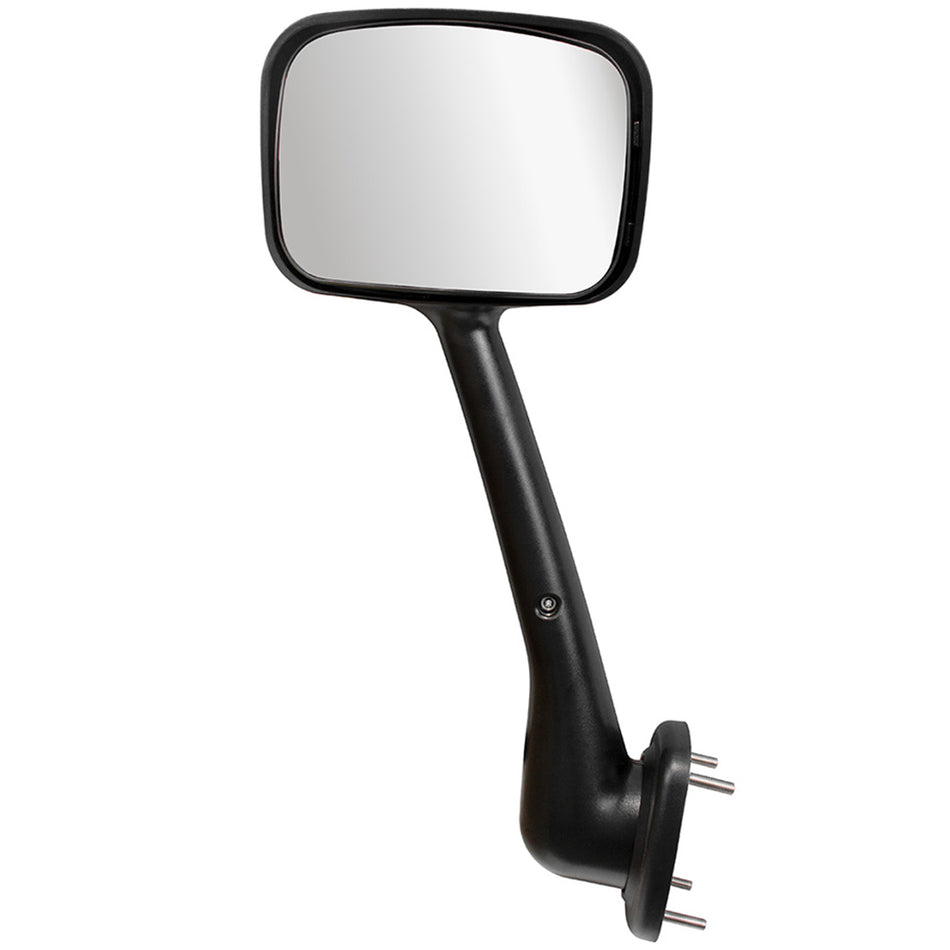 Chrome Hood Mirror Assembly With Sequential LED Turn Signal For 2008-2017 Freightliner Cascadia
