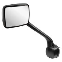 Chrome Hood Mirror Assembly W/ Sequential LED Turn Signal For 2013-2021 Kenworth T680 & Peterbilt 579 (Driver or Passenger Side)