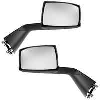 Chrome Hood Mirror Assembly With Sequential LED Turn Signal For 2018-2024 Volvo VNL - Driver or Passenger Side