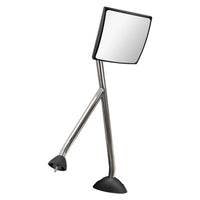 Stainless Steel Hood Mirror Assembly With Sequential LED Turn Signal For 2008-2017 International Prostar (Driver or Passenger Side)