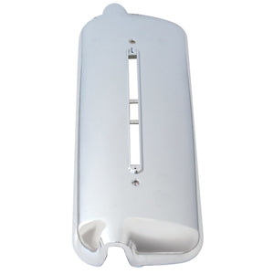 Chrome Plastic Mirror Cover With LED Cutout For 2005 & Older Freightliner Century (Driver or Passenger Side)