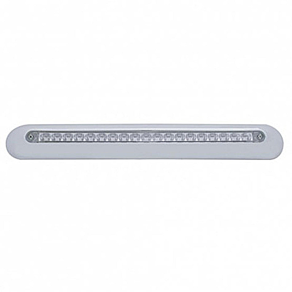 Freightliner 19 LED 12" Mirror Light Bar - Amber LEDs (Chrome, Amber or Clear Lens)