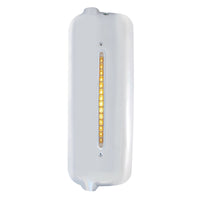 Mirror Cover With 14 LED 12" Light Bar For 2005 & Older Freightliner (Driver or Passengers Side )- Amber LEDs (Amber, Clear or Chrome Lens)