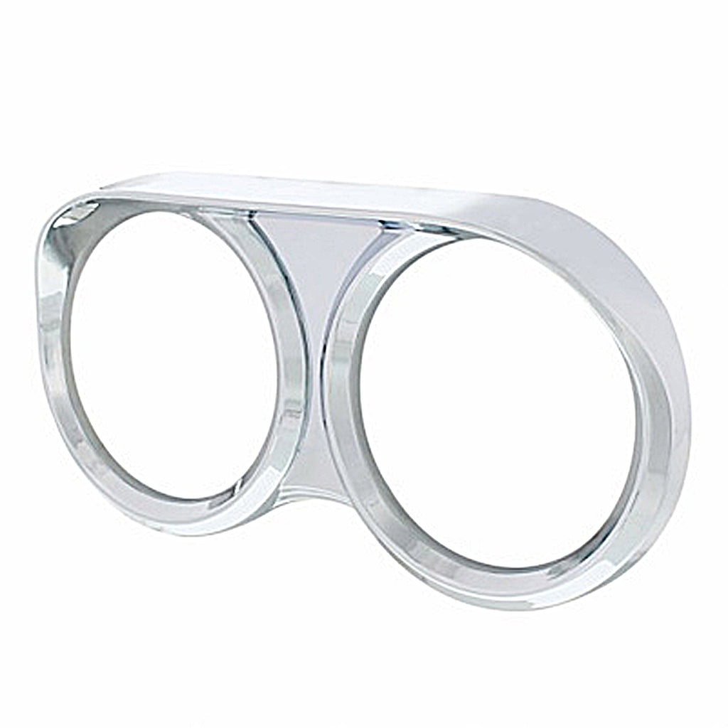 United Pacific - 2 Gauge Cluster Bezel With Visor For 2008-2017 Freightliner Cascadia