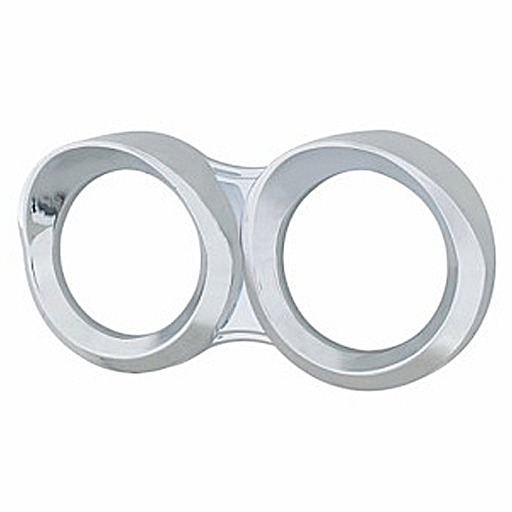 Small 2 Gauge Cluster Bezel With Visor For 2008-2017 Freightliner Cascadia (Horizontal or Vertical)