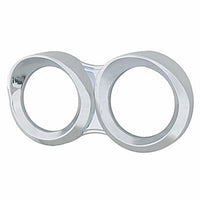 Small 2 Gauge Cluster Bezel With Visor For 2008-2017 Freightliner Cascadia (Horizontal or Vertical)