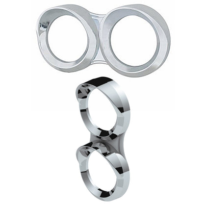 Small 2 Gauge Cluster Bezel With Visor For 2008-2017 Freightliner Cascadia (Horizontal or Vertical)