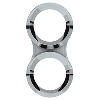 Small 2 Gauge Cluster Bezel With Visor For 2008-2017 Freightliner Cascadia (Horizontal or Vertical)