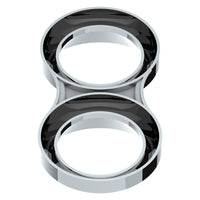 Small 2 Gauge Cluster Bezel With Visor For 2008-2017 Freightliner Cascadia (Horizontal or Vertical)