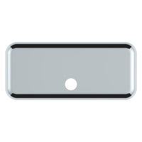 Chrome Plastic Upper Center Storage Door Cover For 2007-2018 Freightliner Cascadia