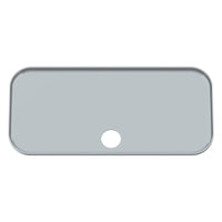 Chrome Plastic Upper Side Storage Door Cover For 2007-2018 Freightliner Cascadia