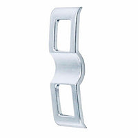 United Pacific - Chrome Plastic Switch Covers - 2 Openings