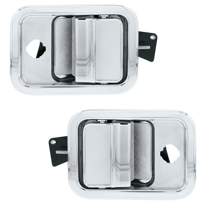 Exterior Door Handle W/1" Lock Cutout For Freightliner Columbia (2003-2011) & Century (2003-2010) - Driver or Passenger Side
