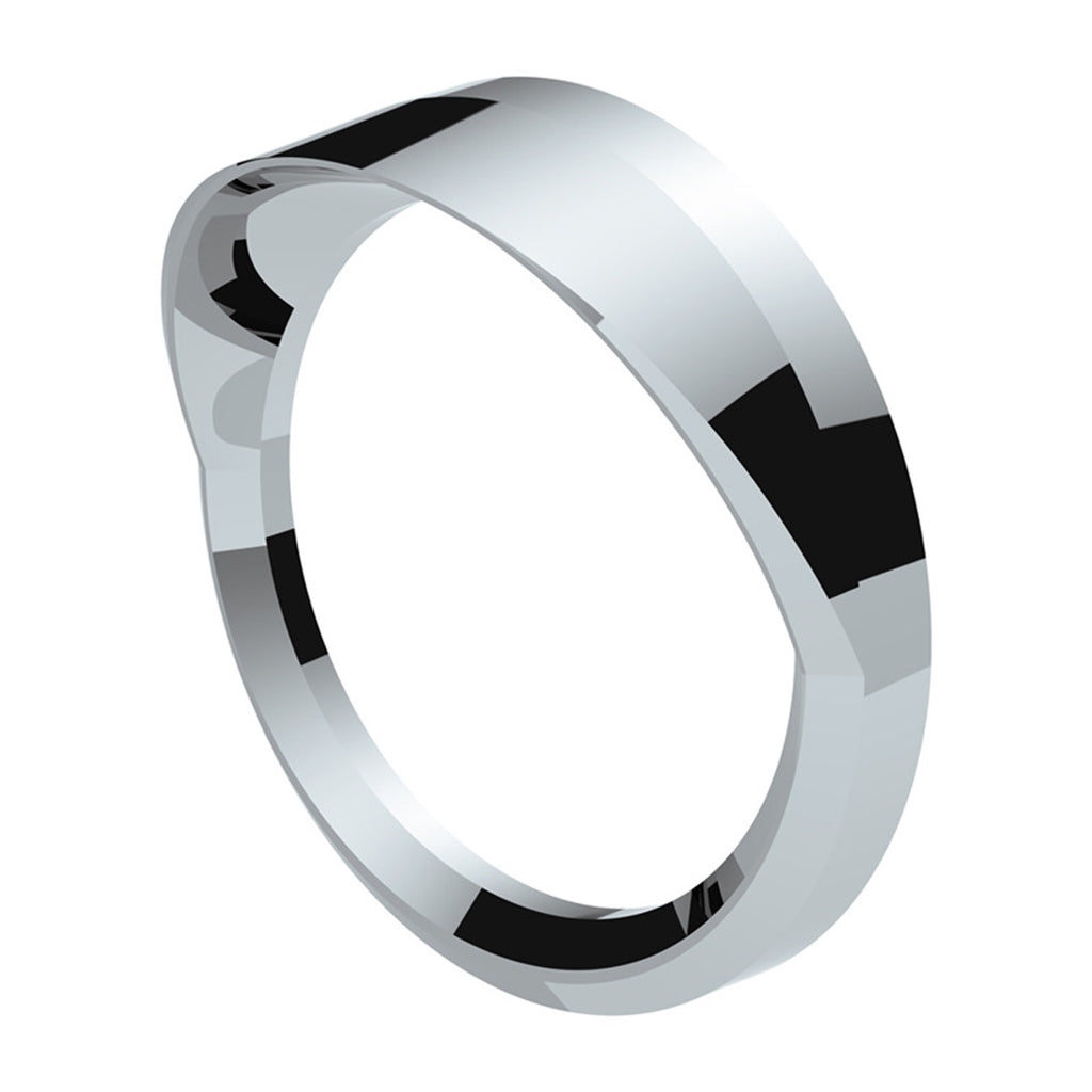 Chrome Plastic Speed/Tachometer Gauge Bezel With Visor For 2008-2017 Freightliner Cascadia