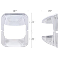 Chrome Mirror Post Cover For 2008-2017 Freightliner Cascadia