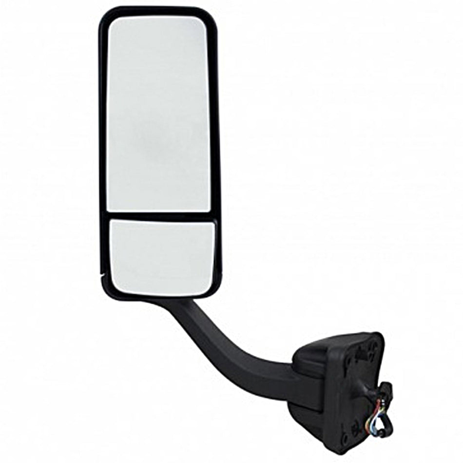 Black or Chrome Mirror Assembly With Heated Mirror For 2008-2017 Freightliner Cascadia - Driver or Passenger Side