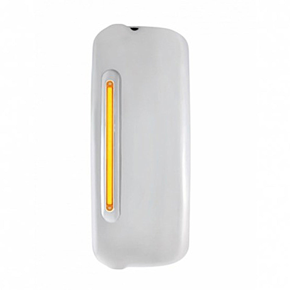 Mirror Cover w/24 Amber LED 12" GloLight For 2005+ Freightliner Century/Columbia - Amber LEDs (Amber or Clear Lens)