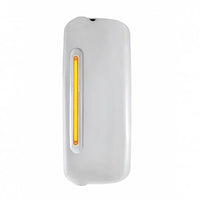 Mirror Cover w/24 Amber LED 12" GloLight For 2005+ Freightliner Century/Columbia - Amber LEDs (Amber or Clear Lens)