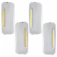 Mirror Cover w/24 Amber LED 12" GloLight For 2005+ Freightliner Century/Columbia - Amber LEDs (Amber or Clear Lens)