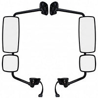 Chrome Mirror Assembly With Power Adjust & Heated For Freightliner M2 - Driver or Passenger Side