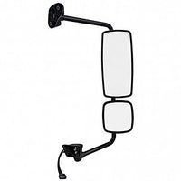 Chrome Mirror Assembly With Power Adjust & Heated For Freightliner M2 - Driver or Passenger Side