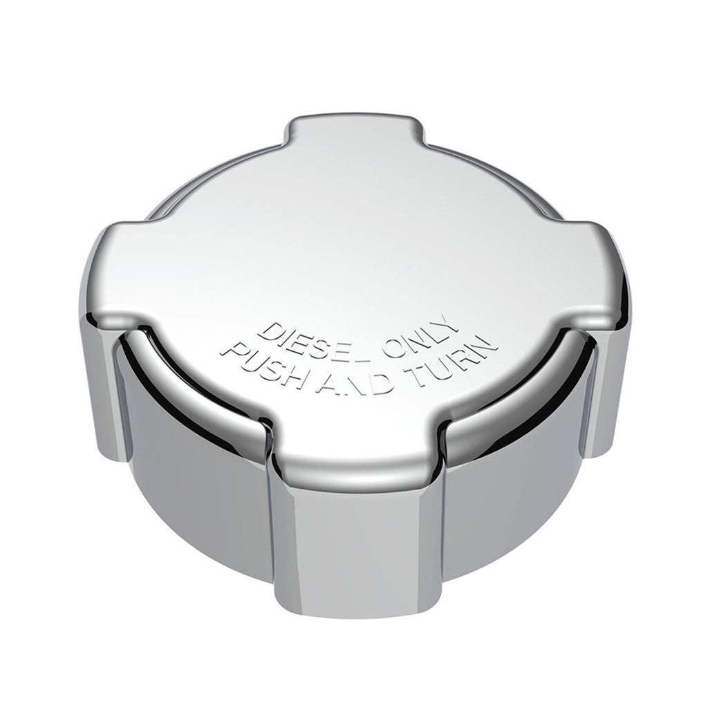 Chrome Plastic Fuel Cap Cover For Freightliner - Non-Locking