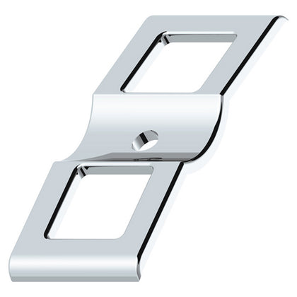 United Pacific - Chrome Plastic Switch Covers - 3 Openings (Sold in Pairs - 2)