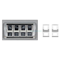 Chrome Switch Cover For 2018-2025 Freightliner Cascadia (2-Pack)