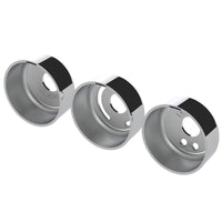 Chrome Plastic A/C Control 6-Piece Dial Covers For 2018-2025 Freightliner Cascadia