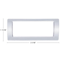 Chrome Dash Storage Pocket Trim for 2018-2025 Freightliner Cascadia