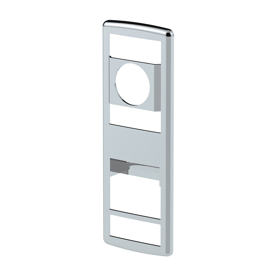 Chrome Door Switch Cover With Power Windows/Mirrors/Door Locks For 2018-2025 Freightliner Cascadia - Driver or Passenger Side