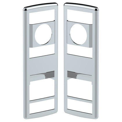 Chrome Door Switch Cover With Power Windows/Mirrors/Door Locks For 2018-2025 Freightliner Cascadia - Driver or Passenger Side