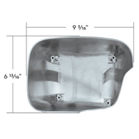 Chrome Plastic Hood Mirror Cover For 2018-2025 Freightliner Cascadia - Driver or Passenger Side