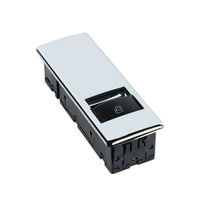 Chrome Door Switch Cover With Power Windows For 2018-2025 Freightliner Cascadia - Passenger