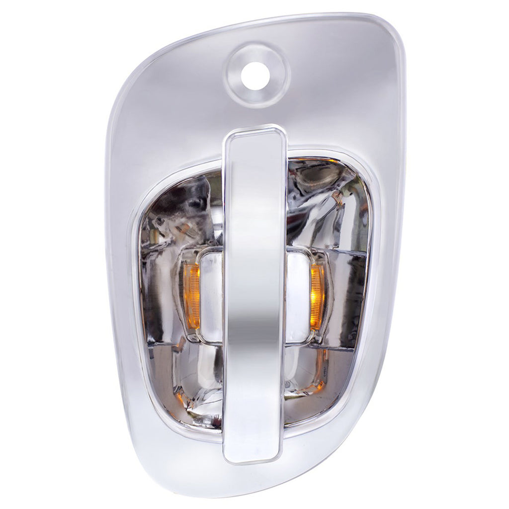 6 Amber LED Chrome Door Handle Cover for 2008-2017 Freightliner Cascadia