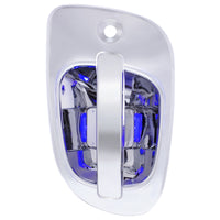 6 LED Chrome Door Handle Cover for Freightliner (Blue, Red or White LEDs)