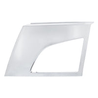 ABS Satin Silver Bumper Fog Light Hole Cover For 2018-2024 Volvo VNL - Driver or Passenger Side